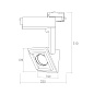 ARTLED-8800 LED cветильник трековый   -  Трековые светильники 